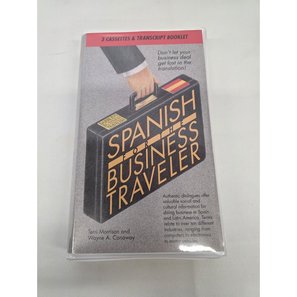 Spanish For The Business Traveler Barrons 3 Cassette Box Set Terri Morrison